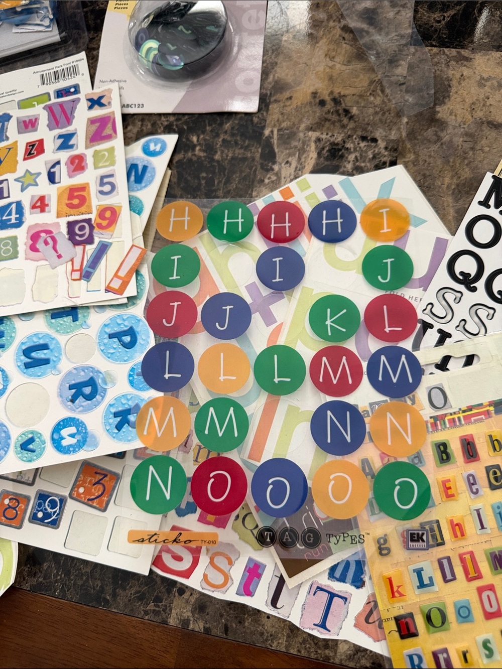 Misc Scrapbook Letters - Picture 6 of 6